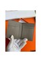 Hermes MC² Euclide Card Holder in Tourterelle Shiny Alligator Leather Replica