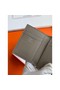 Hermes MC² Euclide Card Holder in Tourterelle Shiny Alligator Leather Replica