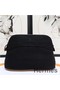 Hermes Medium Bolide Travel Case In Black Cotton Replica