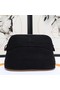 Hermes Medium Bolide Travel Case In Black Cotton Replica