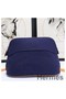 Hermes Medium Bolide Travel Case In Blue Electric Cotton Replica