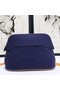 Hermes Medium Bolide Travel Case In Blue Electric Cotton Replica