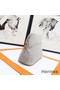 Hermes Medium Bolide Travel Case In Grey Cotton Replica