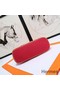 Hermes Medium Bolide Travel Case In Red Cotton Replica