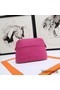 Hermes Medium Bolide Travel Case In Rose Red Cotton Replica