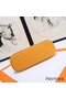 Hermes Medium Bolide Travel Case In Solei Cotton Replica