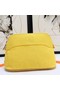 Hermes Medium Bolide Travel Case In Yellow Cotton Replica