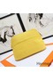 Hermes Medium Bolide Travel Case In Yellow Cotton Replica