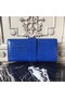 Hermes Medor Clutch Bag In Blue Crocodile Leather Replica