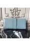 Hermes Medor Clutch Bag In Ciel Crocodile Leather Replica