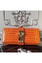 Hermes Medor Clutch Bag In Orange Crocodile Leather Replica