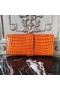 Hermes Medor Clutch Bag In Orange Crocodile Leather Replica