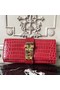 Hermes Medor Clutch Bag In Red Crocodile Leather Replica