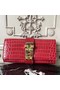 Hermes Medor Clutch Bag In Red Crocodile Leather Replica