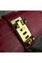 Hermes Medor Clutch Bag In Red Crocodile Leather Replica