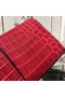 Hermes Medor Clutch Bag In Red Crocodile Leather Replica