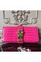 Hermes Medor Clutch Bag In Rose Red Crocodile Leather Replica