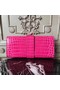 Hermes Medor Clutch Bag In Rose Red Crocodile Leather Replica