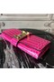 Hermes Medor Clutch Bag In Rose Red Crocodile Leather Replica
