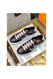 Hermes Men's Avantage Sneakers In Black Calfskin Replica