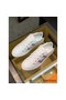 Hermes Men's Avantage Sneakers In White/Blue Calfskin Replica