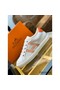 Hermes Men's Avantage Sneakers In White/Orange Calfskin Replica