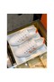 Hermes Men's Avantage Sneakers In White/Orange Calfskin Replica