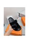 Hermes Men's Chypre Sandals in Black Suede Calfskin Replica