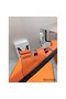Hermes Men's Chypre Sandals in Orange Epsom Calfskin Replica