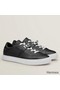 Hermes Men's Day Sneakers in Black Leather Replica