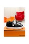 Hermes Men's Day Sneakers in Black Leather Replica