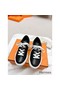 Hermes Men's Day Sneakers in Black Leather Replica