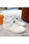 Hermes Men's Daydream High-top Sneakers in White Leather Replica