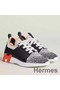 Hermes Men's Depart Sneakers in Black Gradient Knit Replica