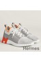Hermes Men's Depart Sneakers in Grey Gradient Knit Replica