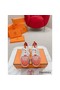 Hermes Men's Depart Sneakers in Orange Gradient Knit Replica