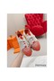 Hermes Men's Depart Sneakers in Orange Gradient Knit Replica