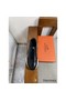 Hermes Men's Drive Sneakers In Black Leather Replica