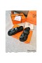 Hermes Men's Genius Sandals In Black Calfskin Replica