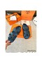 Hermes Men's Genius Sandals In Blue Calfskin Replica