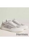 Hermes Men's Get Sneakers in H Canvas Replica
