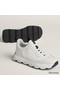 Hermes Men's Impulse Sneakers in White Fabric and Leather Replica