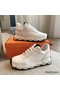 Hermes Men's Impulse Sneakers in White Fabric and Leather Replica