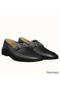 Hermes Men's Tenor Loafers In Black Calfskin Replica