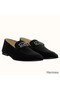 Hermes Men's Tenor Loafers In Black Suede Leather Replica
