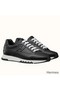 Hermes Men's Trail Sneakers In Black Calfskin Leather Replica