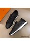 Hermes Men's Trail Sneakers In Black Calfskin Leather Replica