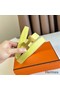 Hermes Mini Constance 24mm Belt in White Epsom Leather and Yellow Swift Leather Replica