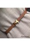 Hermes Mini Constance 24mm Reversible Belt Black/Gold Replica