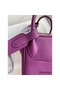 Hermes Mini Lindy Handmade Bag In Anemone Clemence Leather Replica